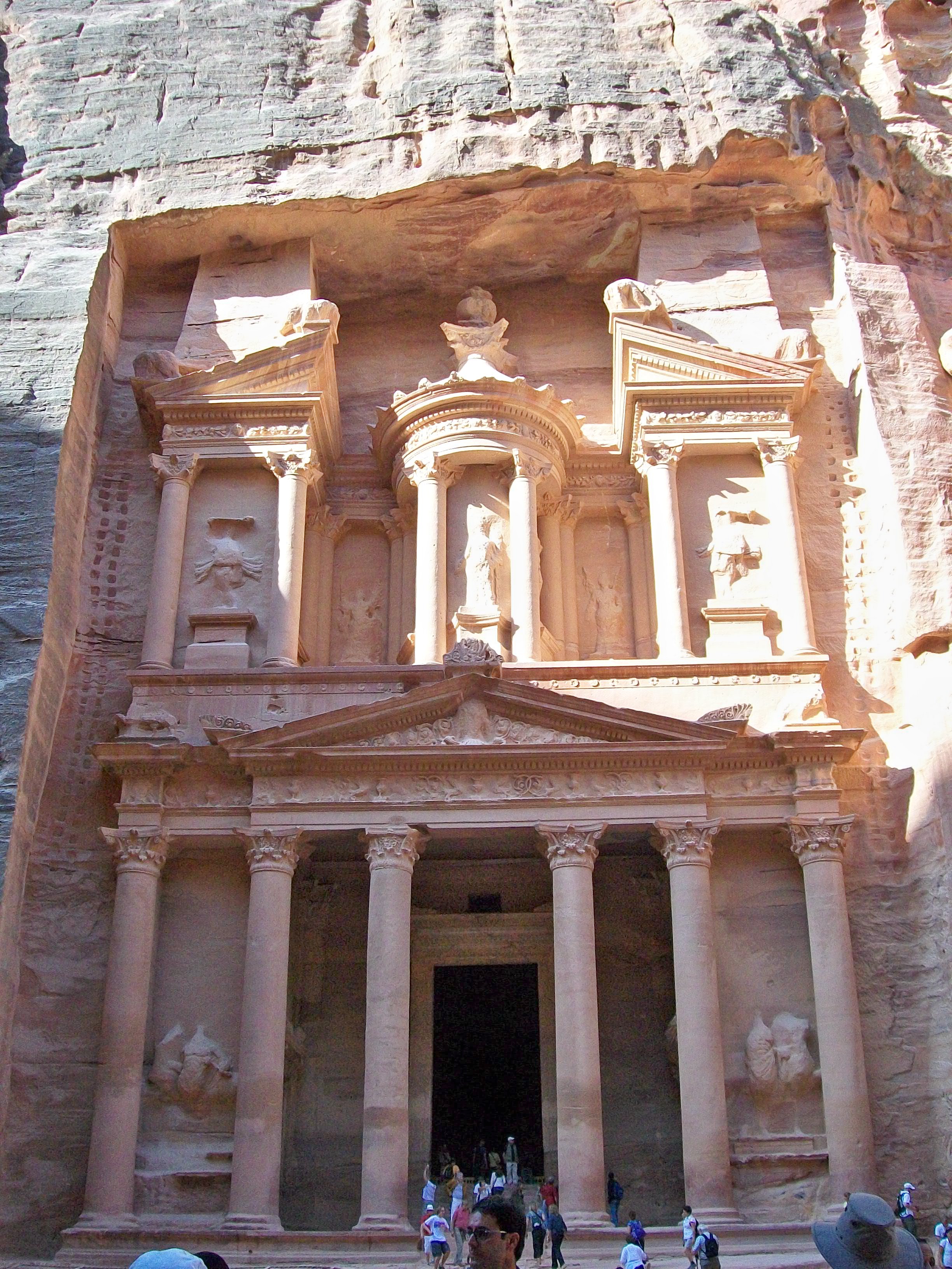 The city of Petra, Jordan
